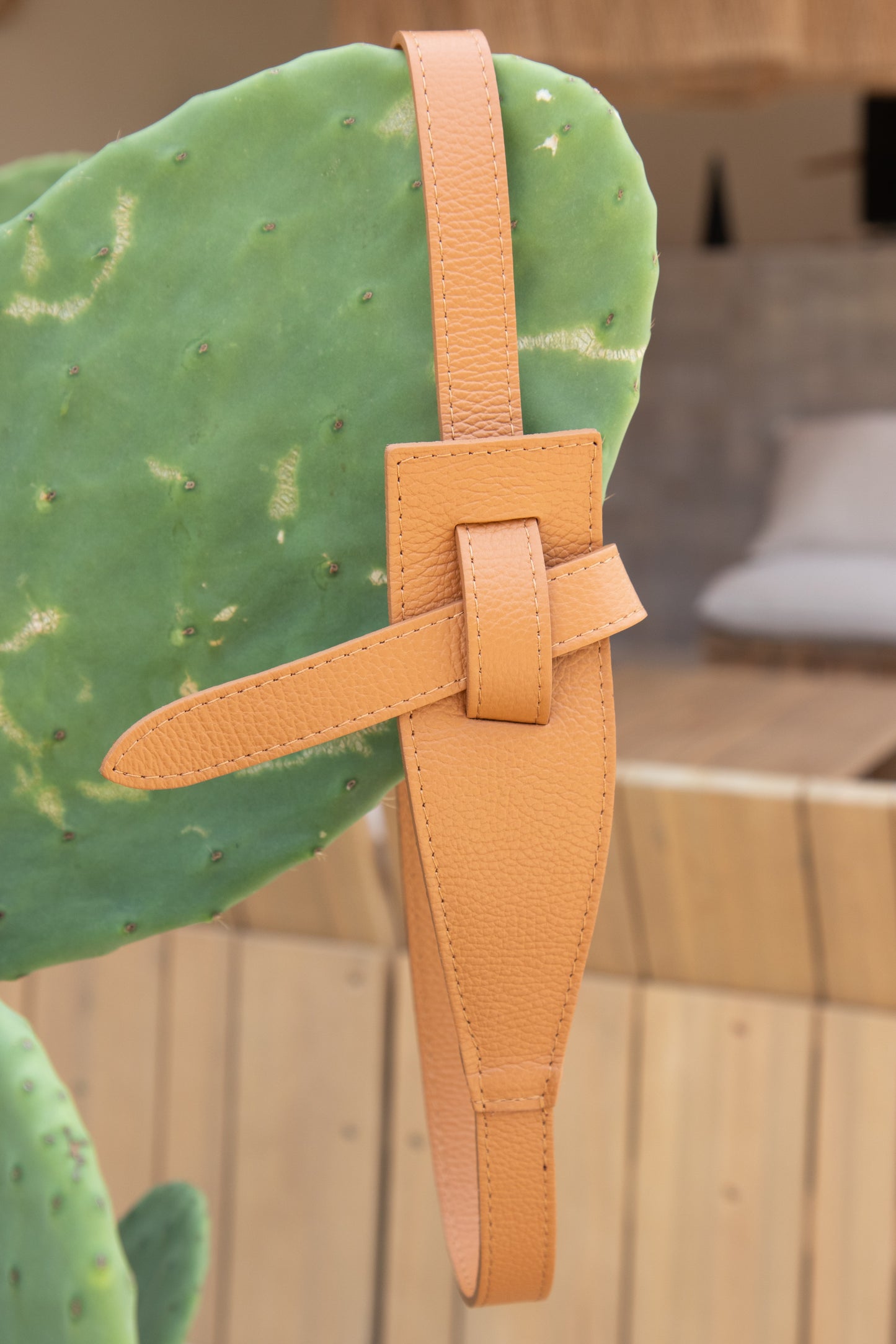 VESTE LOULOU - CEINTURE CUIR MARRON